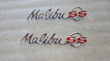 64 Chevelle Rear Quarter Emblem Billet Aluminum - Malibu SS Version