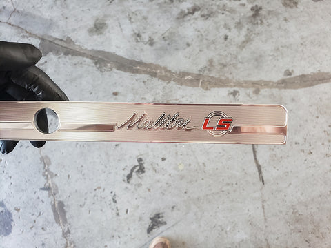 65 Chevelle Glove Box Trim Billet Aluminum - Malibu LS
